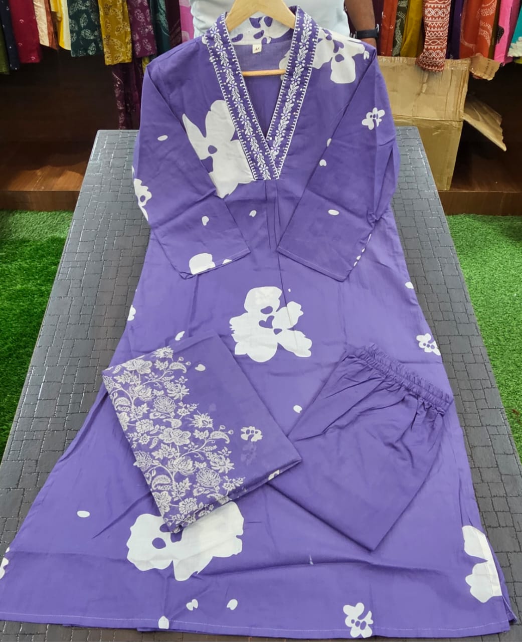Floral Printed Kurta Set with Dupatta