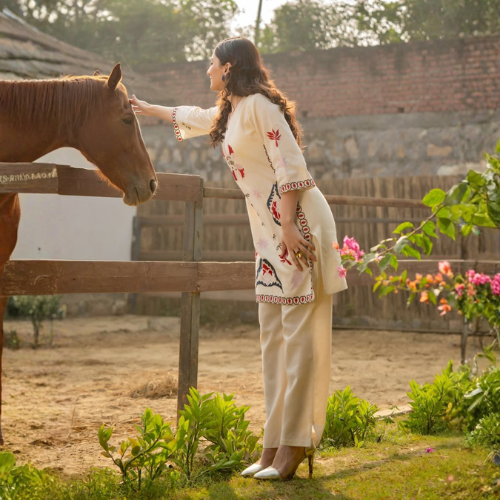 Printed Kurta Pant Set