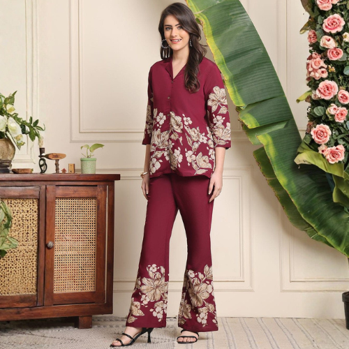 Printed Co-Ord Set for Women