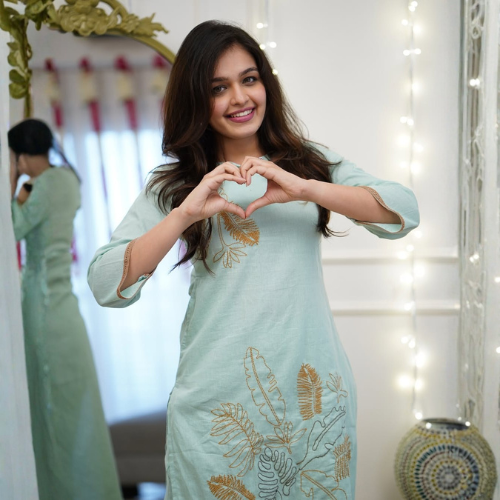 Embroidered Cotton Kurti